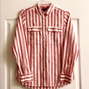 J. Crew 100% linen button down